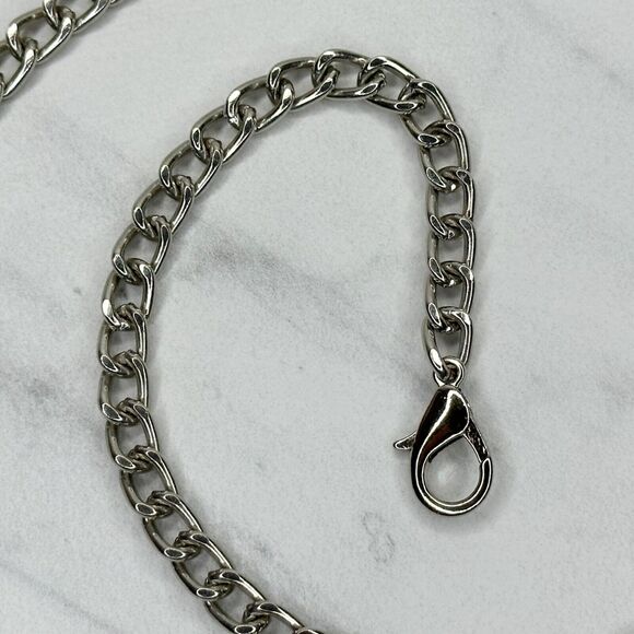 Silver Tone Chain Link Purse Handbag Replacement Strap ✨ - Picture 11 of 11